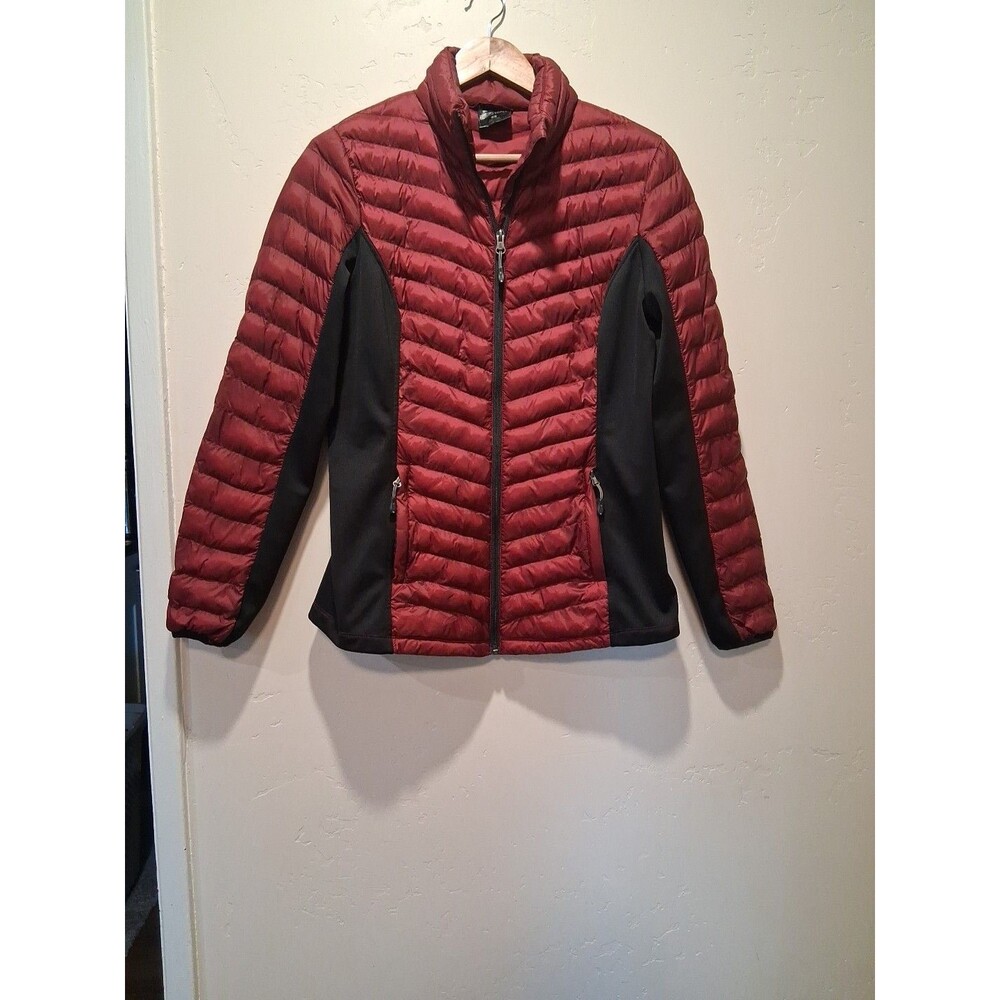 32 Degrees Heat Women's Mixed Media Full Zip Packable Jacket Size Small